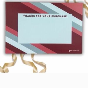 Poshmark Thank You Card Swag Merch Posh Cards Thanks Ltd Edition Supply